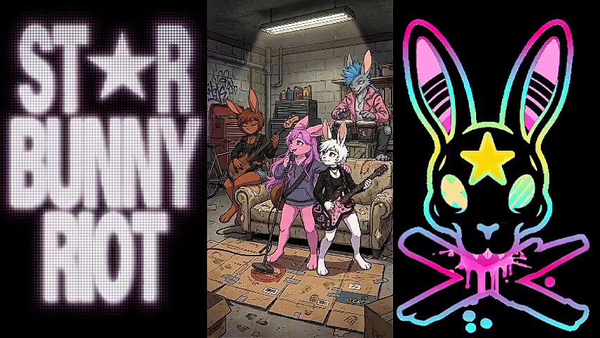 Kicking Down The Burrow - Star Bunny Riot